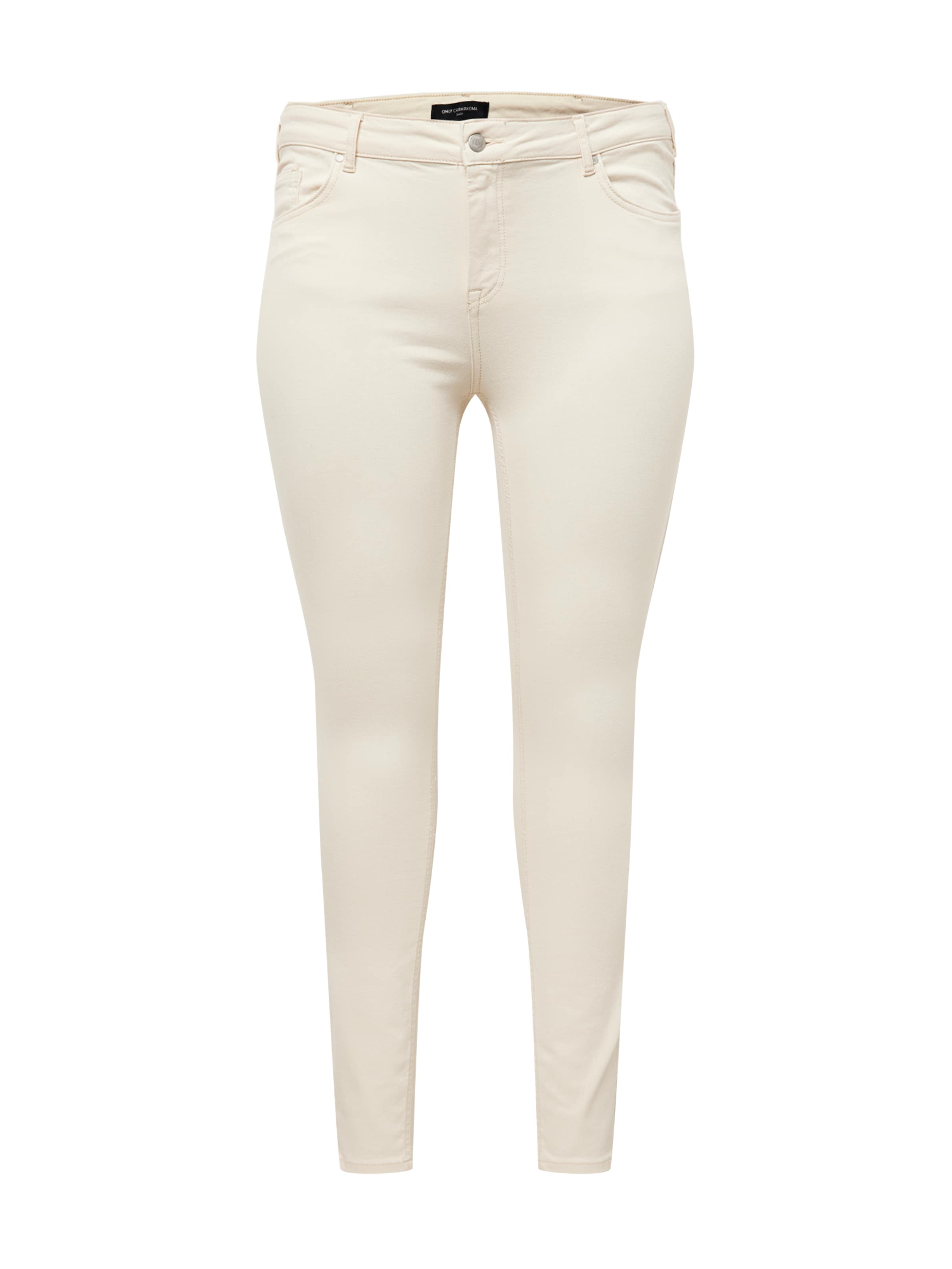 Skinny Jean 'Willy' ONLY Carmakoma en beige : devant