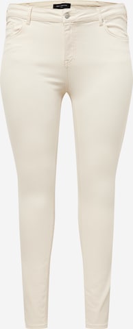 ONLY Carmakoma Jeans 'Willy' in Beige: front
