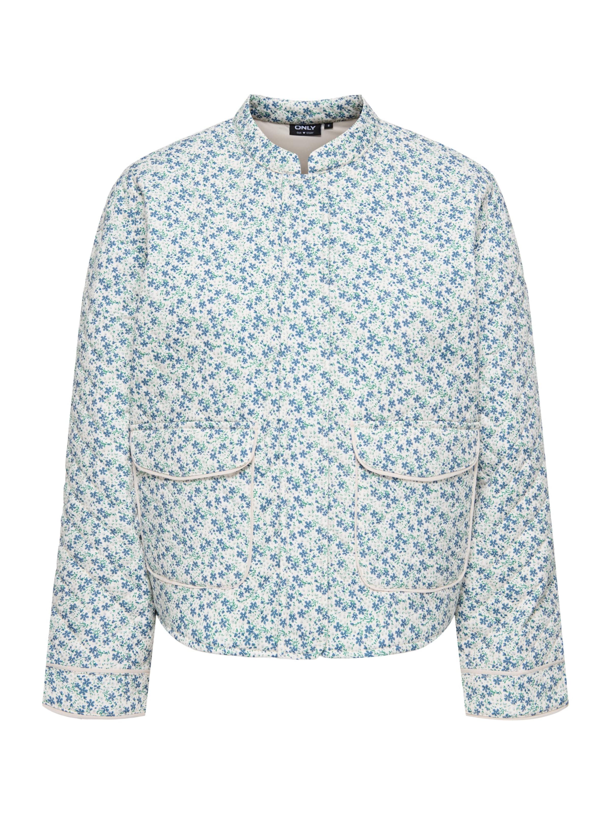 ONLY Between-Season Jacket 'ONLHALLIE' in Blue / Green / White, Item view