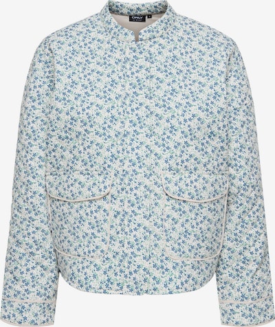 ONLY Jacke 'ONLHALLIE' in blau / grün / weiß, Produktansicht