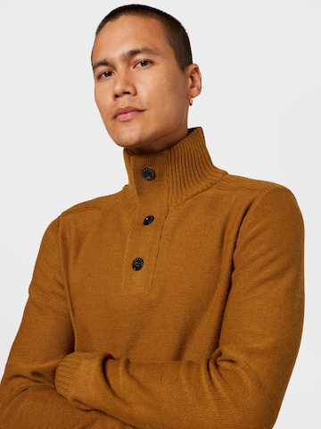 Petrol Industries Sweater in Brown