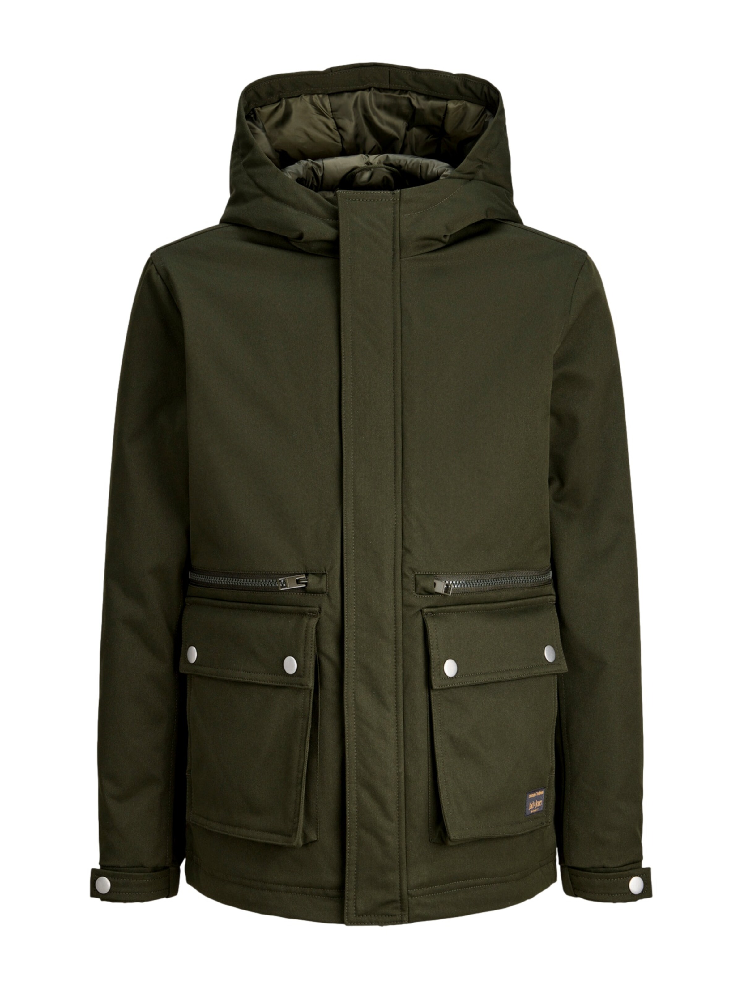 Jack & Jones Junior Chaqueta de invierno 'JJEWOLF' en 128 en oliva, Vista del producto