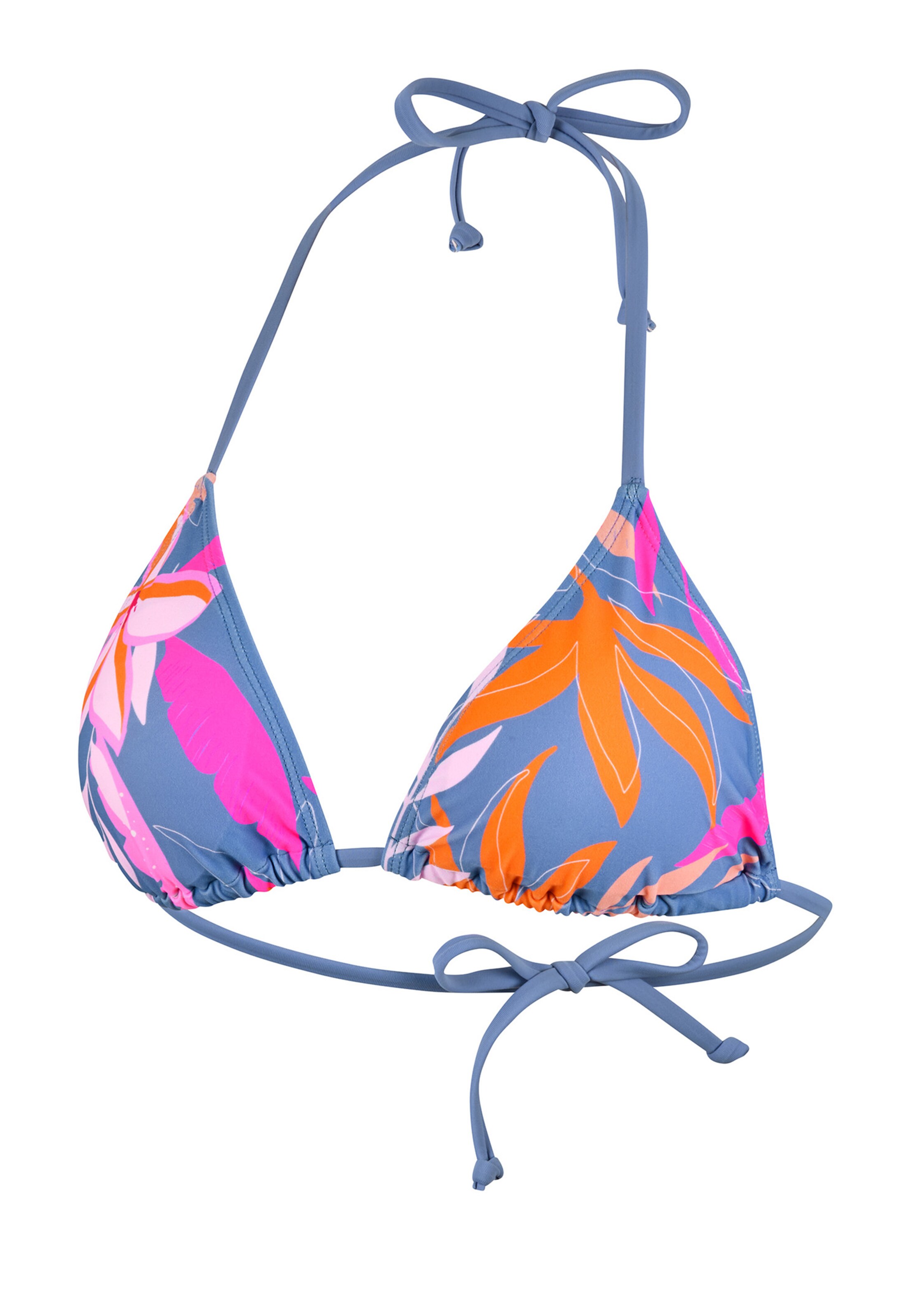 BECO the world of aquasports Bikinitop 'Tropical Flowers' in Blauw