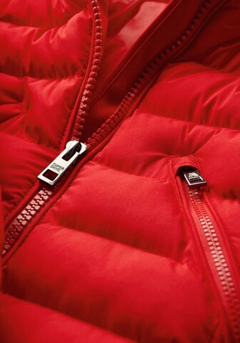 Superdry Winter Coat 'Fuji' in Red