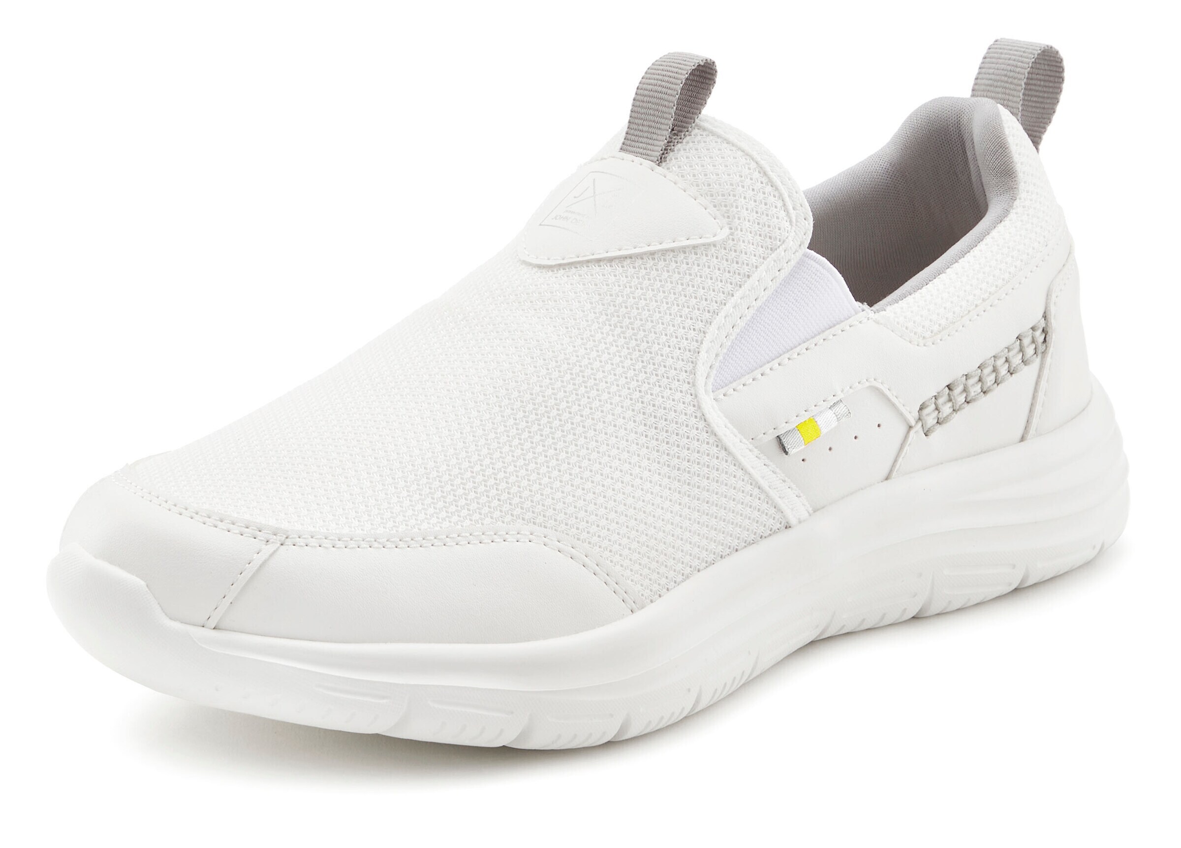 JOHN DEVIN Slip On in Weiß: Vorderseite