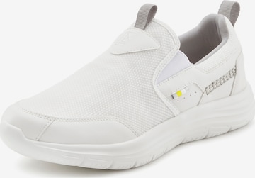 JOHN DEVIN Slip On in Weiß: Vorderseite