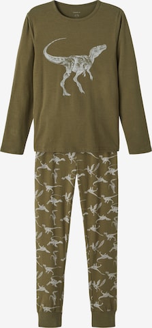 NAME IT - Pijama en verde: frente