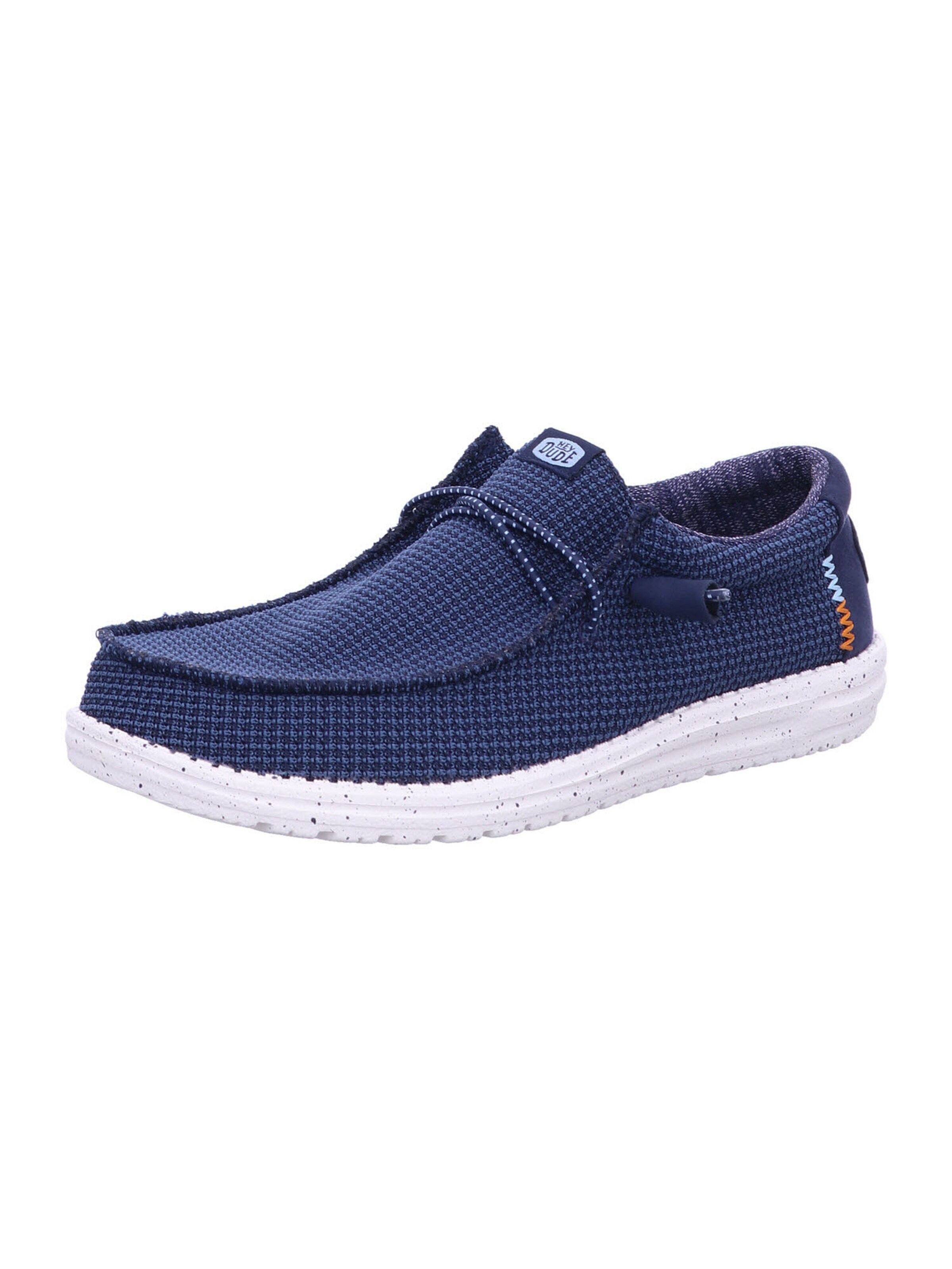 HEY DUDE Mokassin 'Wally' in Blau: Vorderseite