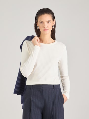 rosemunde - Camiseta 'Belmo Pointelle' en blanco: frente