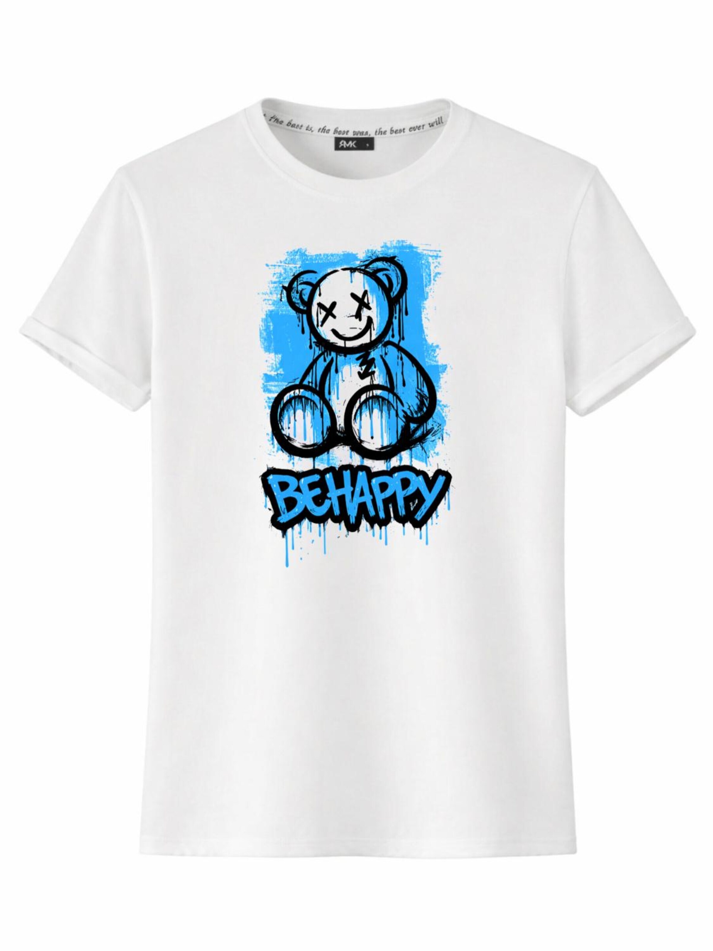 RMK Shirt 'Crazy Bär' in White: front