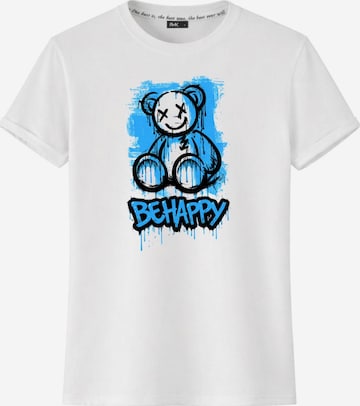 RMK Shirt 'Crazy Bär' in White: front