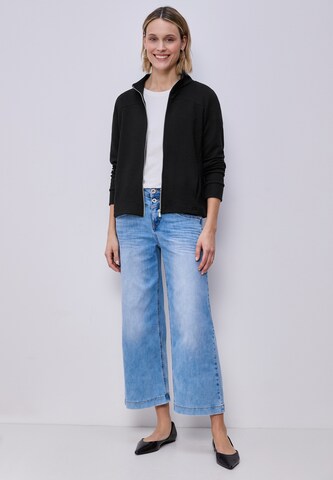 STREET ONE Strickjacke in Schwarz: Vorderseite