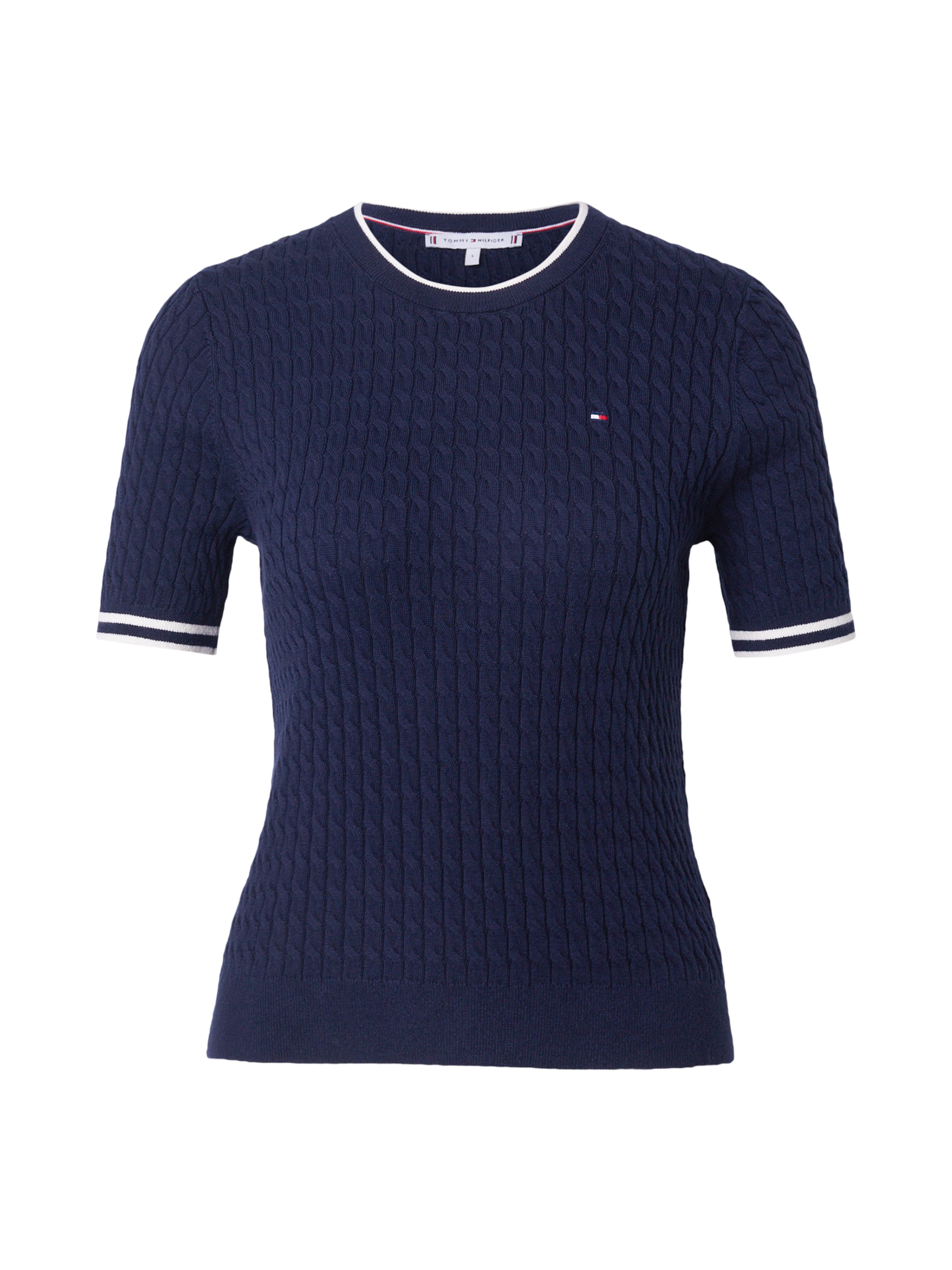 TOMMY HILFIGER Sveter - Modrá: predná strana