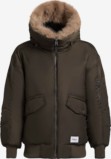 khujo Winterjacke 'Cela' in dunkelgrün, Produktansicht