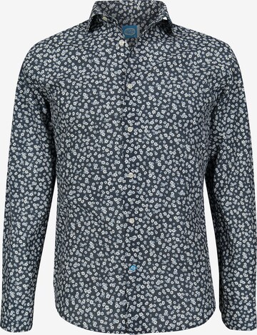 Panareha Regular fit Button Up Shirt in Blue: front
