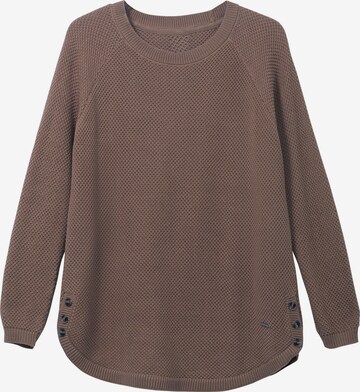 SHEEGO Sweater in Brown: front