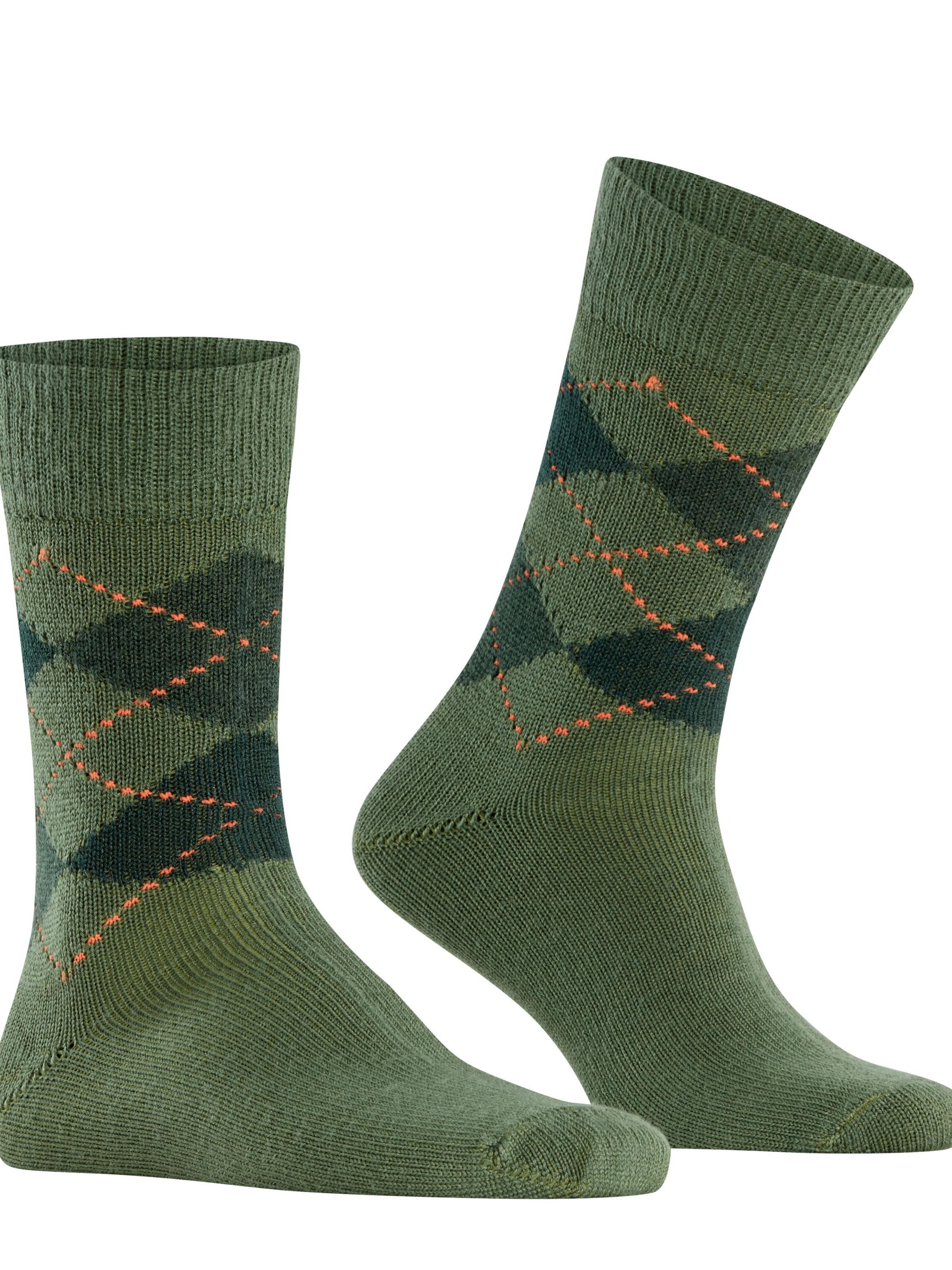 BURLINGTON Socks 'Preston' in Green
