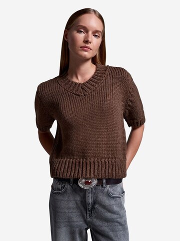 Dilvin Pullover 'Pullover'‌‌‌‌‌‌‌‌‌‌ in Braun: Vorderseite