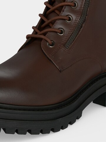 Bottines à lacets GEOX en marron