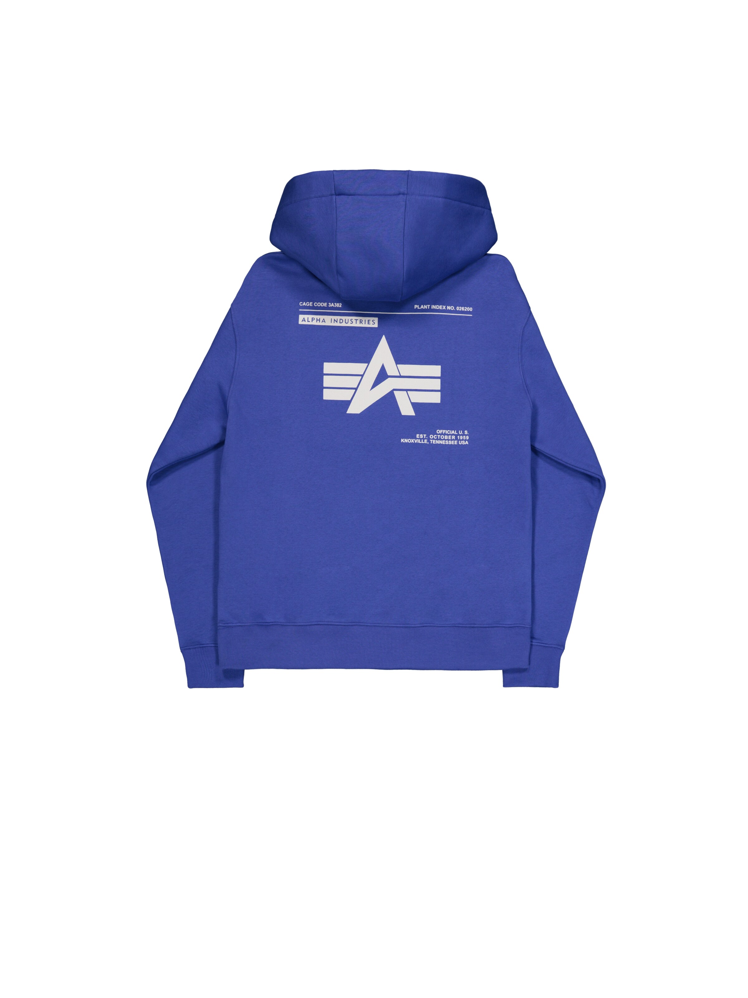 ALPHA INDUSTRIES Sweatshirt in Blue: back