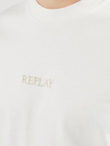 REPLAY Тениска в бяло