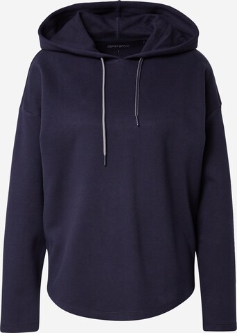 ESPRIT Athletic Sweatshirt in Blue: front