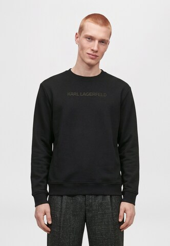 Karl Lagerfeld Sweatshirt in Black: front