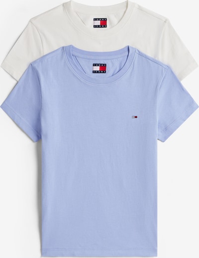 Marškinėliai iš Tommy Jeans, spalva – tamsiai mėlyna / šviesiai mėlyna / raudona / balta, Prekių apžvalga