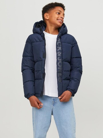 JACK & JONES MINI Tussenjas 'JCOSpeed' in Blauw: voorkant