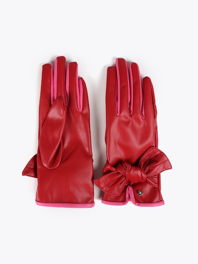 Lola Casademunt Fingerhandschuhe in pink / rot, Produktansicht