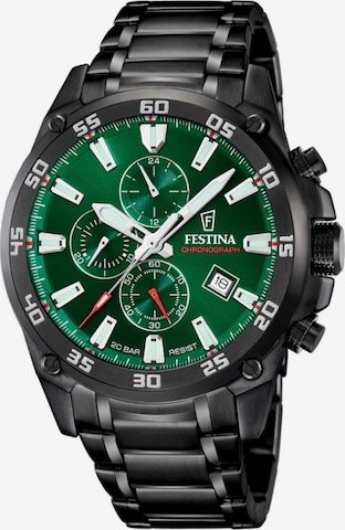 Montre à affichage analogique FESTINA en vert : devant
