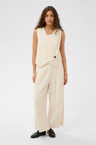 CULTURE Loose fit Pants 'Nilea' in White: front
