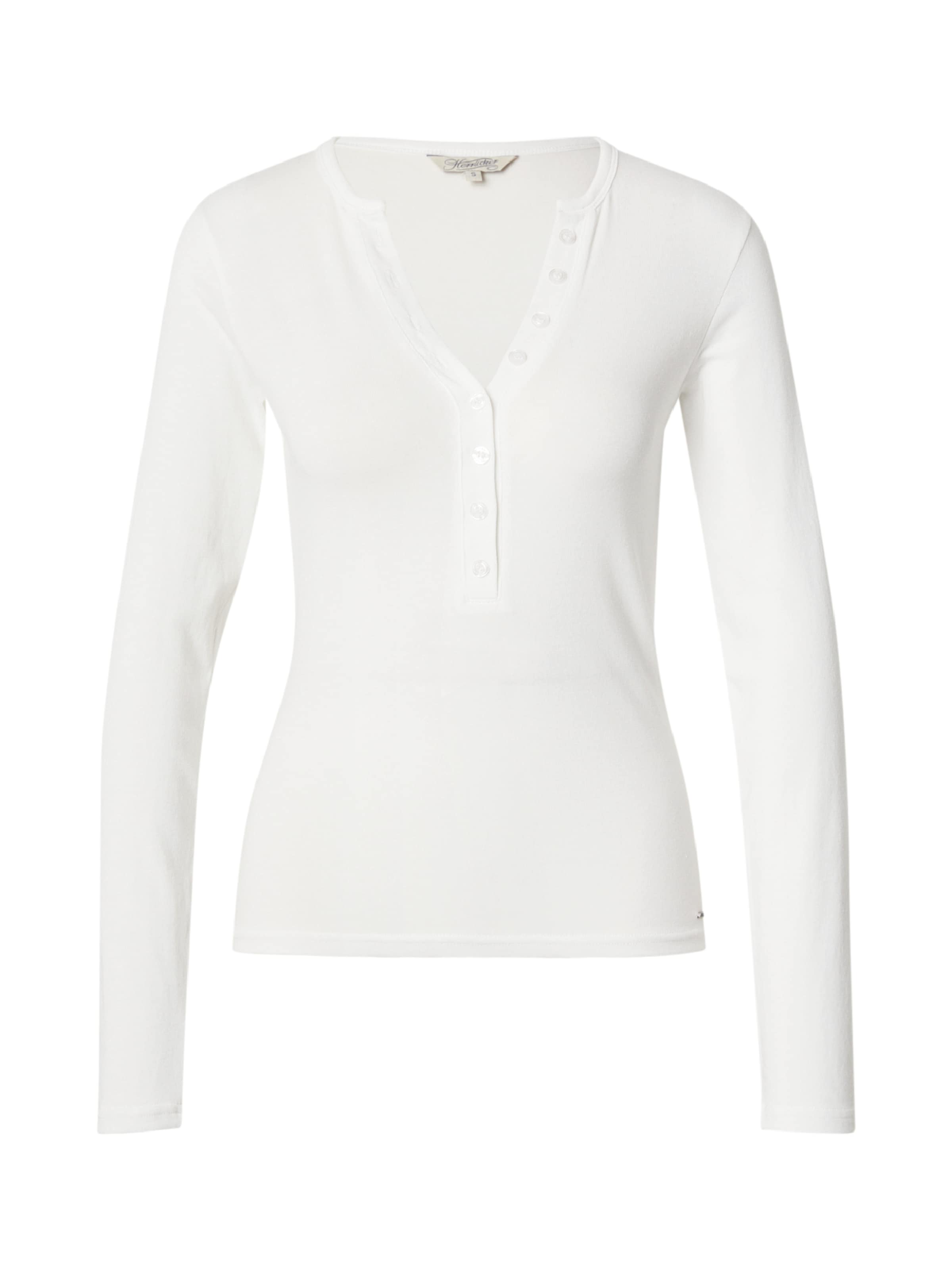 Herrlicher Tričko 'Cecilia' – bílá: přední strana