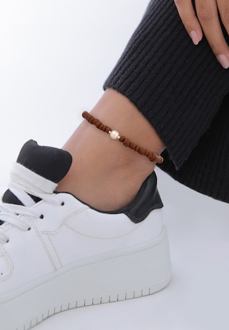 ELLI Voetsieraden in Bruin: voorkant