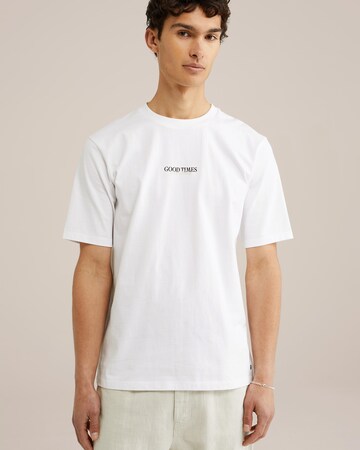 Tricou de la WE Fashion pe alb: față