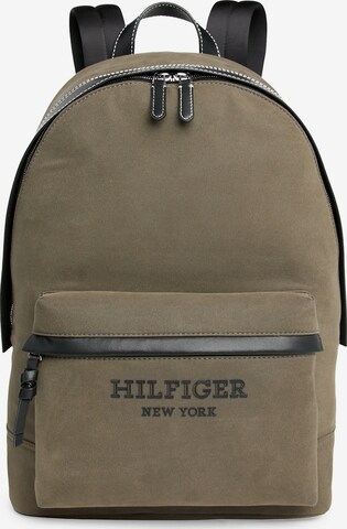 TOMMY HILFIGER Rucksack 'CLASSIC' in Grün: predná strana