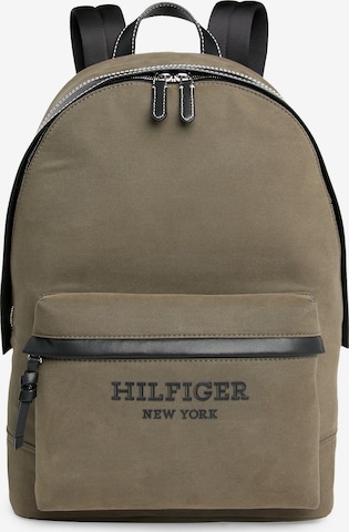 TOMMY HILFIGER Rucksack 'CLASSIC' in Grün: predná strana