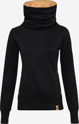 Fli Papigu Sweatshirt 'Bubble Butt' in Zwart: voorkant