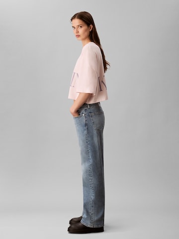Tricou de la Calvin Klein Jeans pe roz