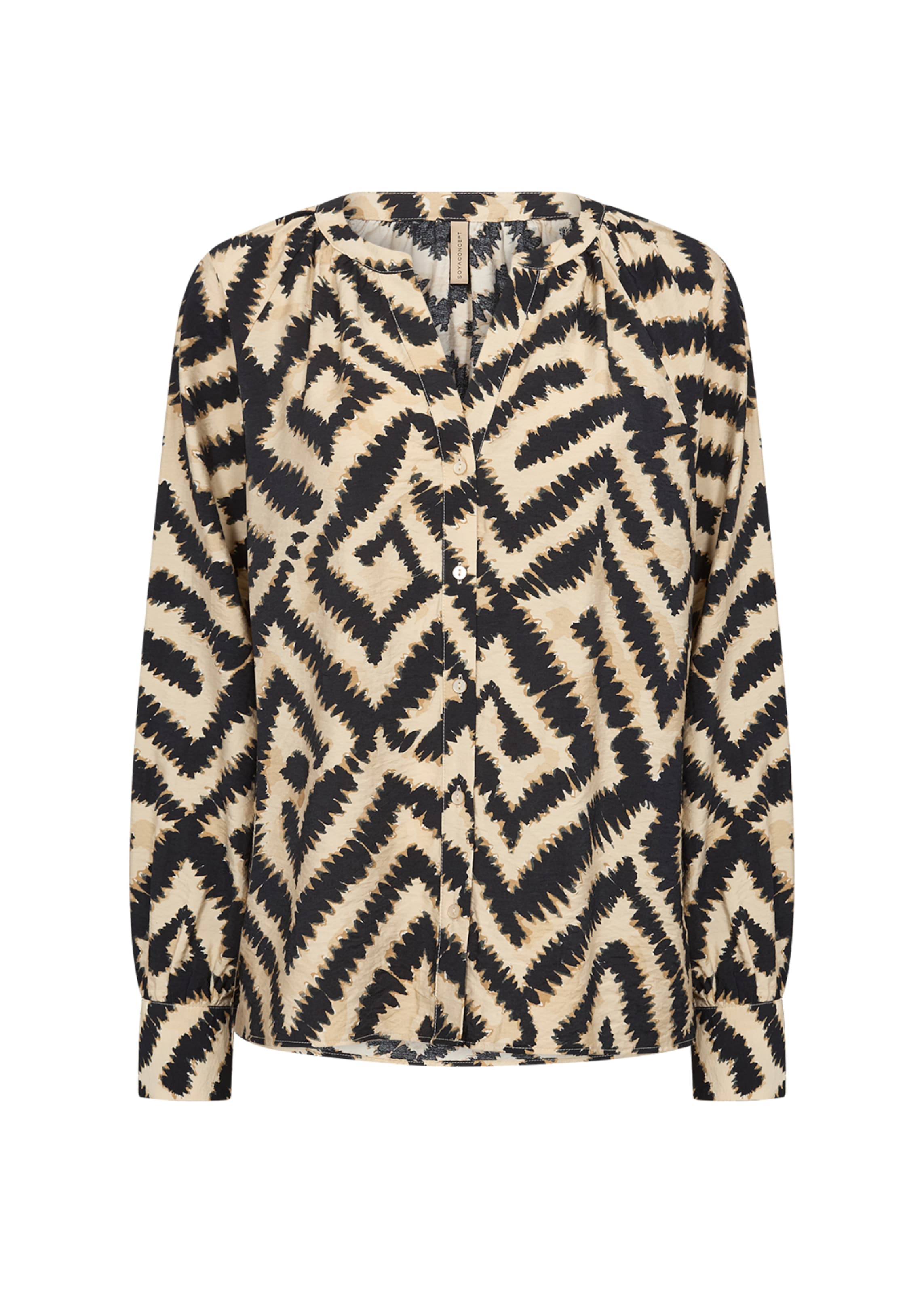 Soyaconcept Μπλούζα 'PIXI' σε μπεζ: μπροστά