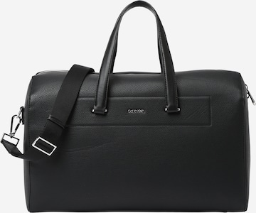 Calvin Klein حقيبة نهاية الأسبوع 'Minimalism' بلون أسود: الأمام