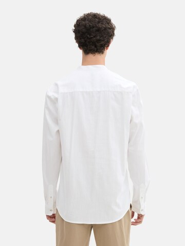 TOM TAILOR DENIM Regular fit Button Up Shirt in White