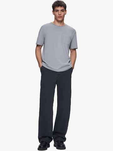 Maglietta 'LTB Jeans Herren-Piqué-T-Shirt' di LTB Jeans in grigio