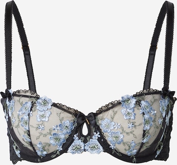 Balconnet Soutien-gorge Boux Avenue en noir : devant