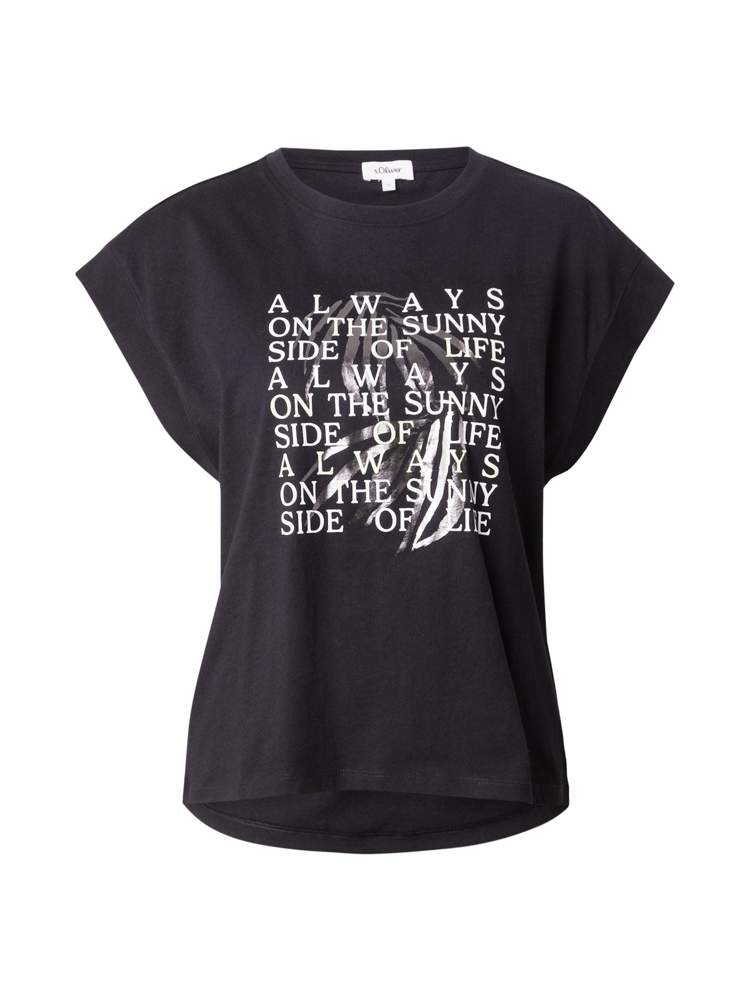 s.Oliver Tričko - Čierna: predná strana