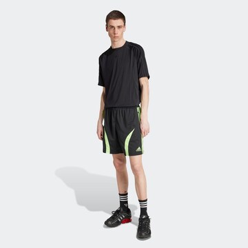 Largi Pantaloni 'Teamgeist Adicolor' de la ADIDAS ORIGINALS pe negru