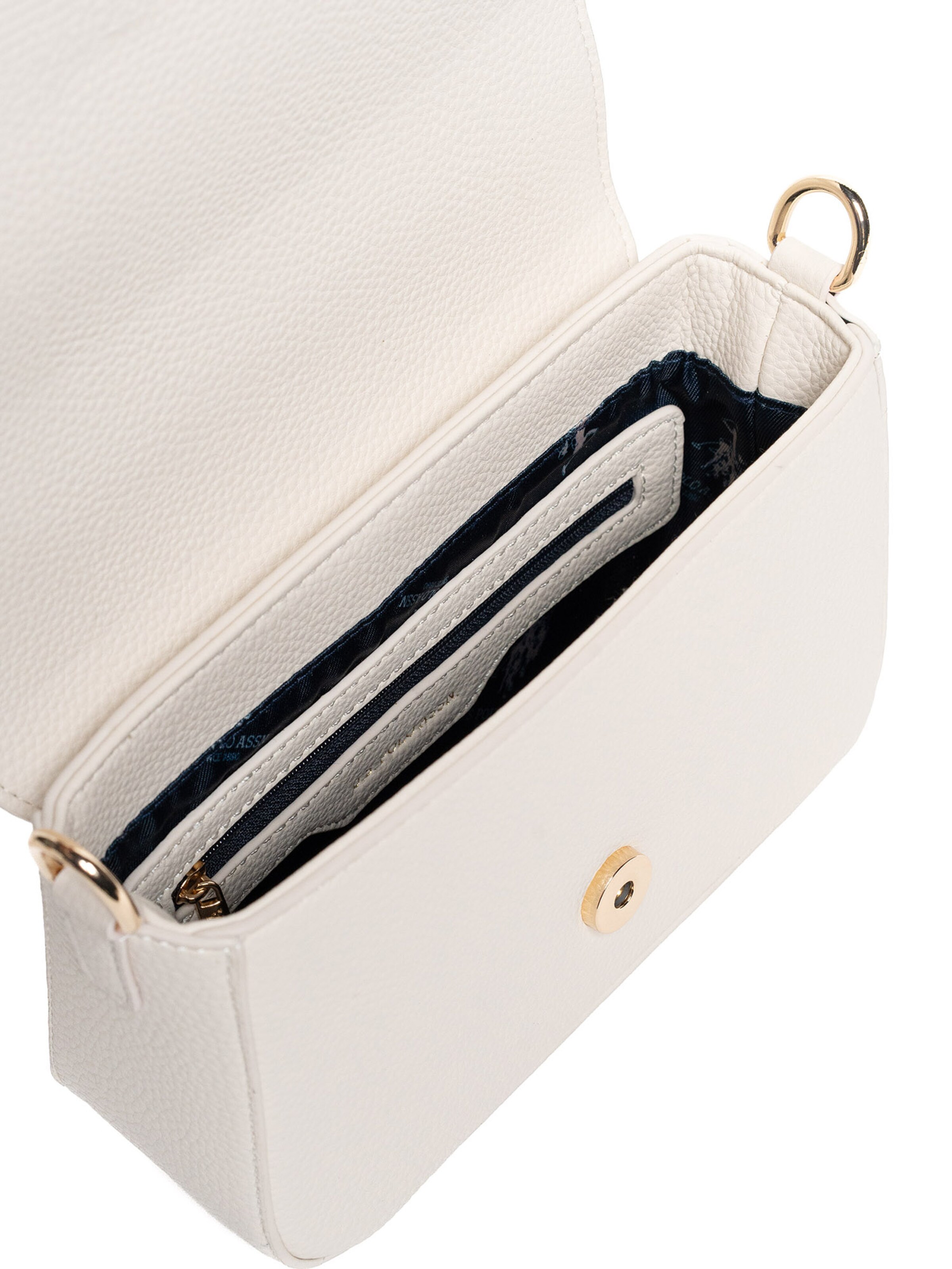 Borsa a spalla di U.S. POLO ASSN. in bianco