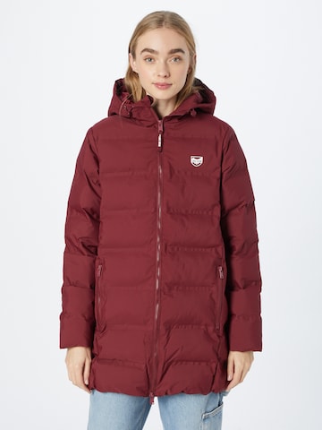 Lake View Winter Coat 'Doreen' in Red: front