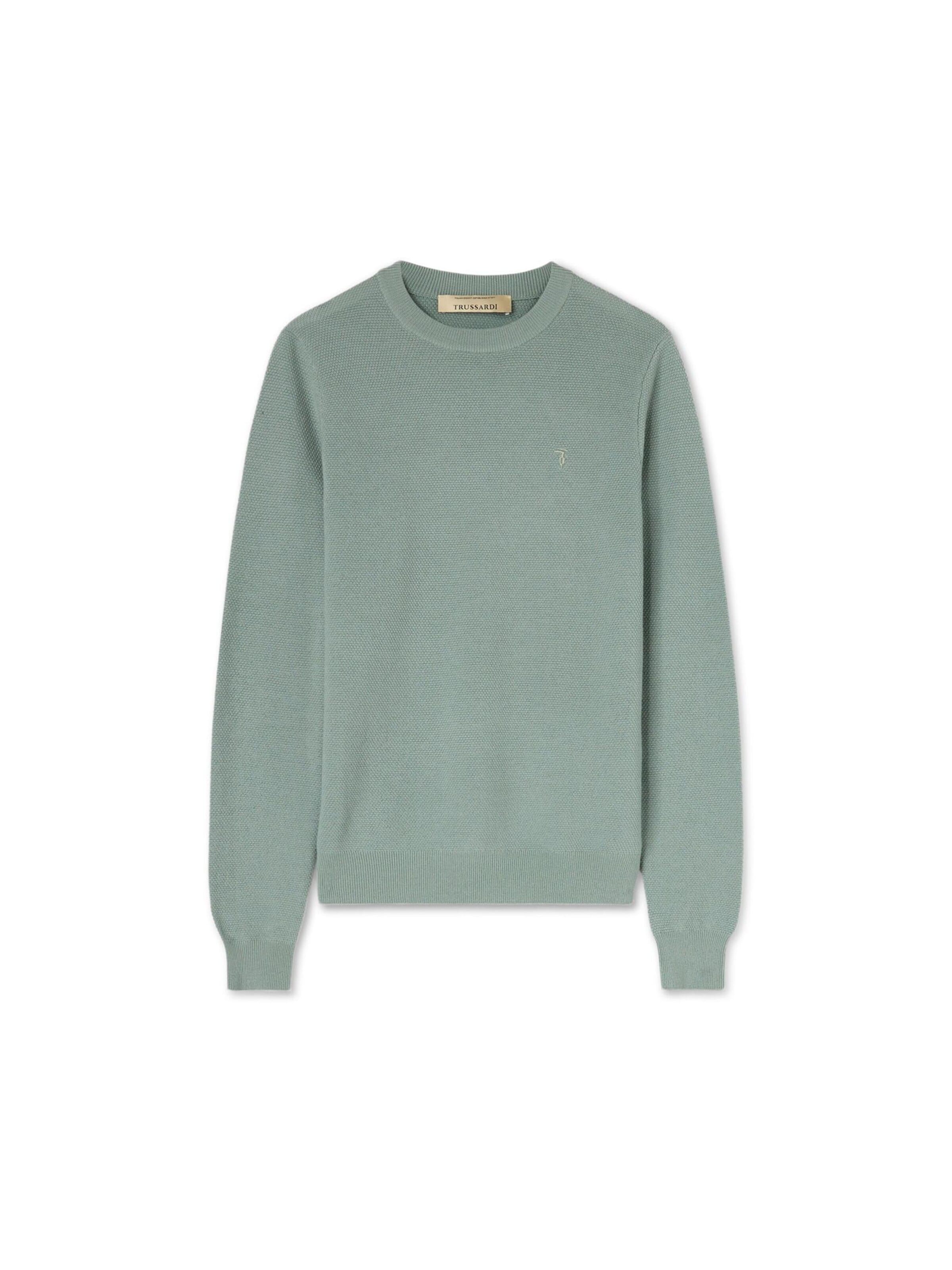 Trussardi Trui in Groen: voorkant