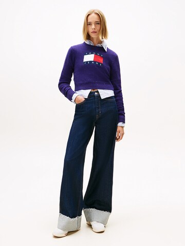 Tommy Jeans Pullover in Lila